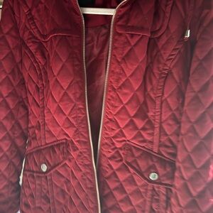 London Fog Quilted Red Jacket